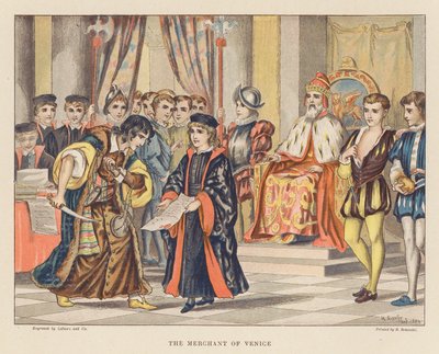 Shakespeare für die Jugend: Der Kaufmann von Venedig von Herbert (after) Sidney