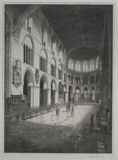 St. Bartholomäuskirche, Innenansicht von Herbert Gordon Warlow