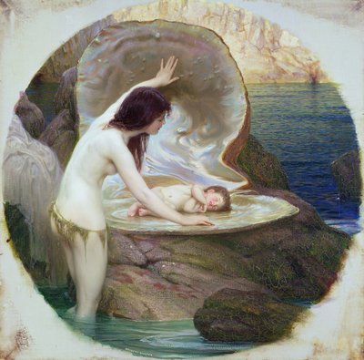 Ein Wasserbaby von Herbert James Draper