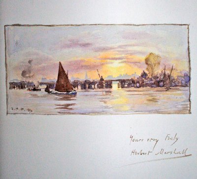 Sonnenuntergang an der Themse von Herbert Menzies Marshall