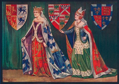 Margarete, Prinzessin von Wales, 1410. Joice, Lady Tiptoft, 1460, 1926 von Herbert Norris