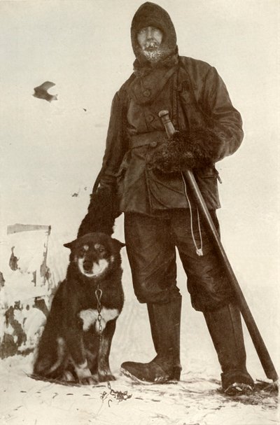 C. H. Meares und Osman, Der Anführer der Hunde, 28. August 1911, 1913 von Herbert Ponting
