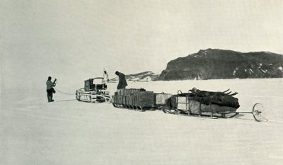 Days Motor in Fahrt, November 1911, 1913 von Herbert Ponting