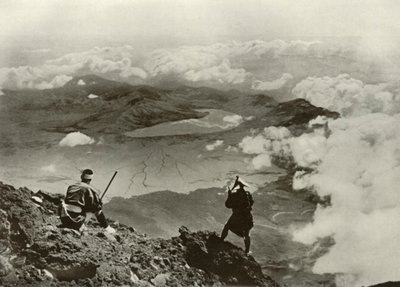 Zwei Meilen über den Wolken, 1910 von Herbert Ponting