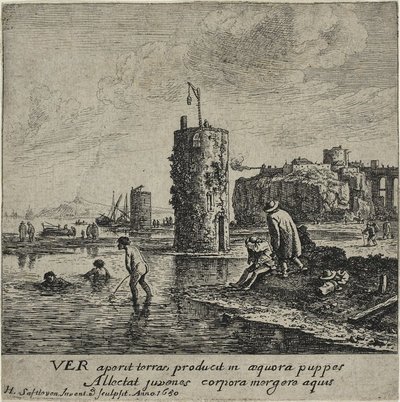 Frühling von Herman Saftleven