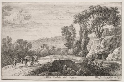 Verschiedene Ansichten in und um Rom: Zweite Ansicht von Zugro (Altro Veduto dal Zugro) von Herman van Swanevelt