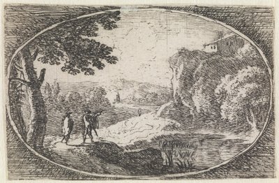 Landschaft (Nr. 15 aus der Serie: variae campestrum fantasiae) von Herman van Swanevelt