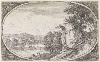 Landschaft (Nr. 19 aus der Serie: Variae campestrum fantasiae) von Herman van Swanevelt