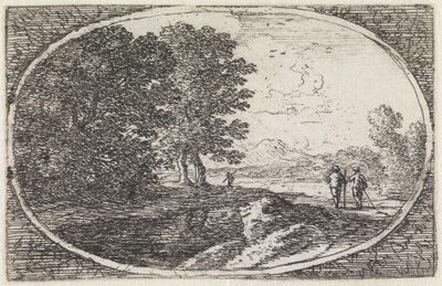 Landschaft (Nr. 20 aus der Serie: Variae campestrum fantasiae) von Herman van Swanevelt