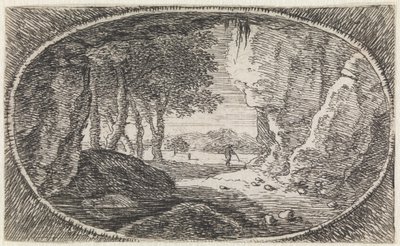 Landschaft (Nr. 8 aus der Serie: variae campestrum fantasiae) von Herman van Swanevelt