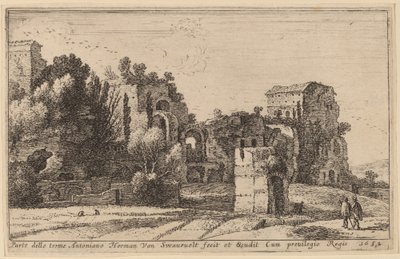 Die Caracalla-Thermen von Herman van Swanevelt