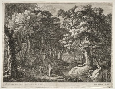 Die Büßer: Die Versuchung des Heiligen Antonius von Herman van Swanevelt