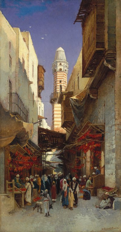 Ein ägyptischer Basar von Hermann David Salomon Corrodi