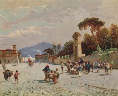 Südliche Straßenszene von Hermann David Salomon Corrodi