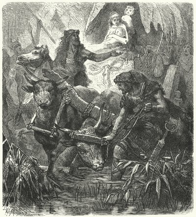 Migration der alten Arier in Indien von Hermann Vogel