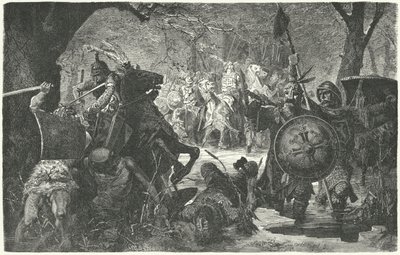 Ottokar II. von Böhmen Kreuzzug gegen die heidnischen Altpreußen, 1255 von Hermann Vogel