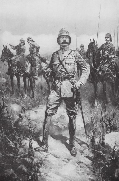 Lord Kitchener auf der Veldt von Hermanus Willem (after) Koekkoek