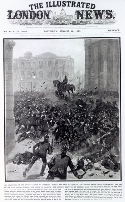 Kämpfe beim Liverpool General Transport Strike, Titelblatt der 