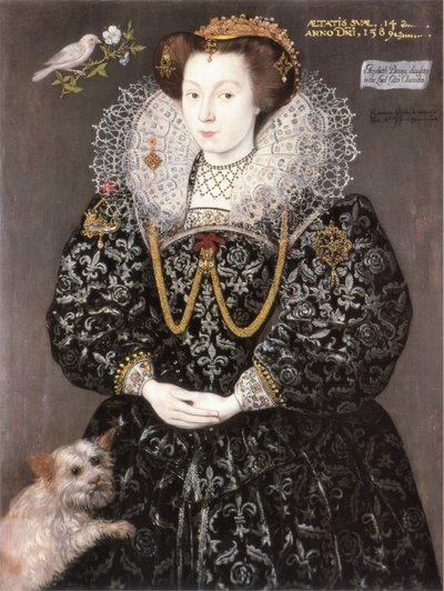 Elizabeth Brydges 1589 von Hieronimo Custodis