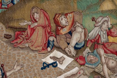 Wandteppich inspiriert von der Arbeit von Hieronymus Bosch, ca. 1560 von Hieronymus (after) Bosch