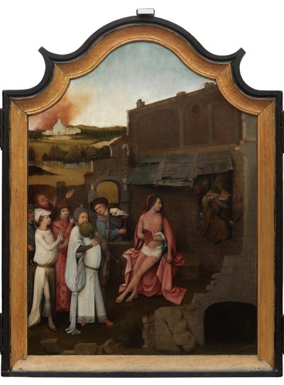 Zentraltafel des Triptychons von Hiob, ca. 1500-24 von Hieronymus Bosch