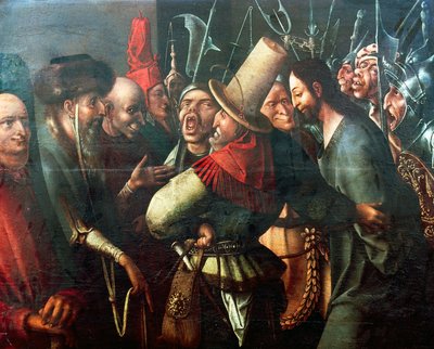 Christus vor Pilatus, von Hieronymus Bosch, Öl auf Holz, Niederlande von Hieronymus Bosch