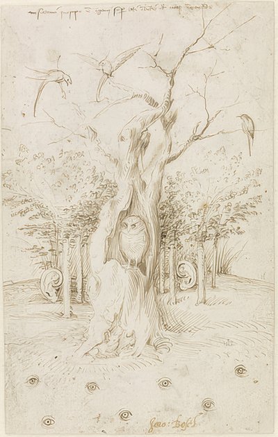Das Feld hat Augen, der Wald hat Ohren von Hieronymus Bosch