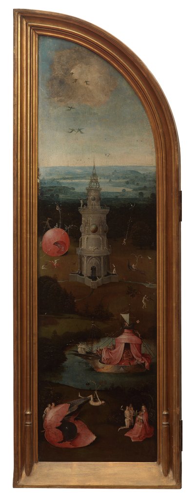 Linkes Panel des Jüngsten Gerichts von Hieronymus Bosch