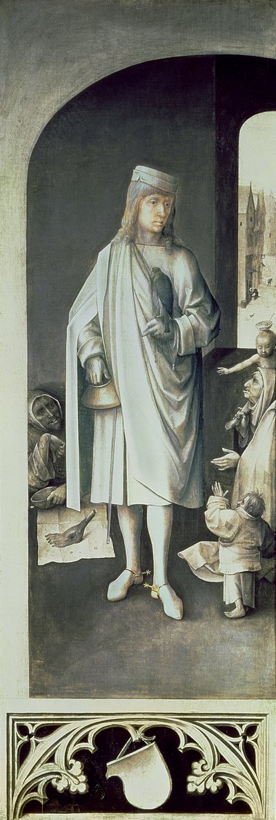 St. Bavo, Außenseite des rechten Flügels vom Jüngsten Gericht Altarbild von Hieronymus Bosch