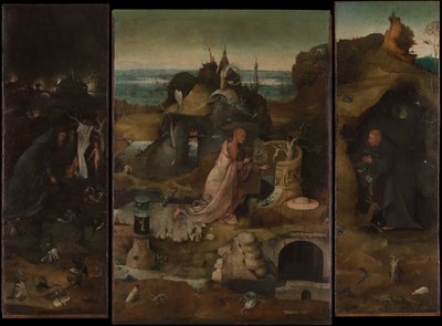 Die Einsiedlerheiligen, ca. 1493 von Hieronymus Bosch
