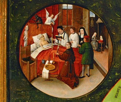 Die Tafel der sieben Todsünden von Hieronymus Bosch