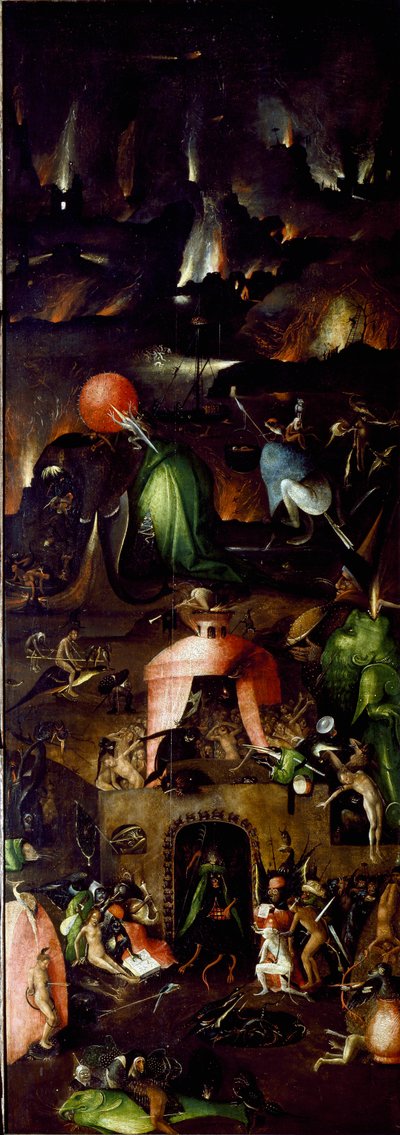 Triptychon des Jüngsten Gerichts: rechtes Panel, Hölle von Hieronymus Bosch