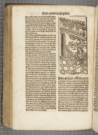 Das Buch zu Distillieren von Hieronymus Brunschwig