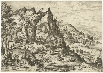 Juda und Tamar von Hieronymus Cock