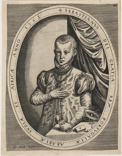 Sebastian, König von Portugal von Hieronymus Cock