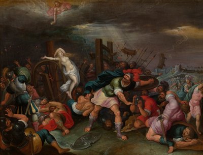 Das Martyrium der Heiligen Katharina von Alexandria von Hieronymus II Francken