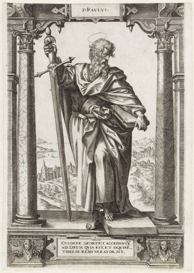 H. Paulus von Tarsus von Hieronymus Wierix