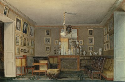 Ein Pariser Kennerkabinett, ca. 1815 von Hilaire Thierry