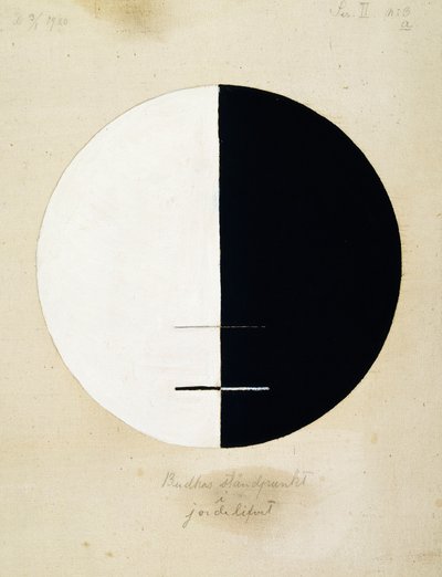 Buddhas Standpunkt im irdischen Leben, Nr. 3a von Hilma af Klint