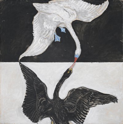 Gruppe IXSUW, Nr. 1, Der Schwan, Nr. 1, 1914-1915 von Hilma af Klint