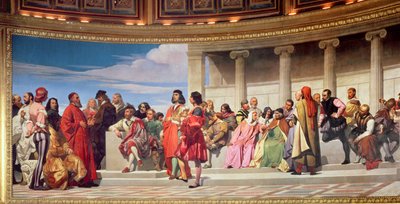 Hemicycle: Künstler aller Zeiten (Detail) von Hippolyte Delaroche