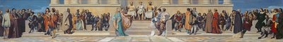 Hemicycle der Ecole des Beaux-Arts, ca. 1836-41 von Hippolyte Delaroche