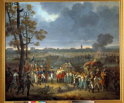Die Kapitulation von Mantua (2. Februar) von Hippolyte Lecomte