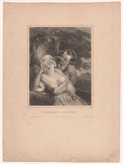 Mädchen mit jungem Liebhaber von Hippolyte Louis Garnier