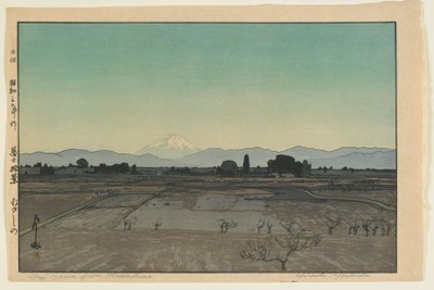 Fuji von Musashino, aus der Serie 