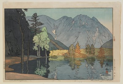 Hodakayama, aus der Serie, Zwölf Szenen in den Japanischen Alpen, Taisho-Ära von Hiroshi Yoshida