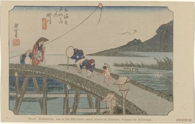 Kakegawa (De Tôkaidô von Hiroshige) von Hiroshige (I) , Utagawa