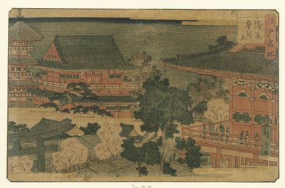Der Kinryuzan-Tempel in Asakusa von Hiroshige (II) , Utagawa