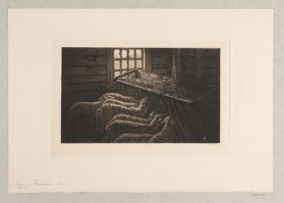 Die Schafherde von Holger Valdemar Rasmussen Magaard