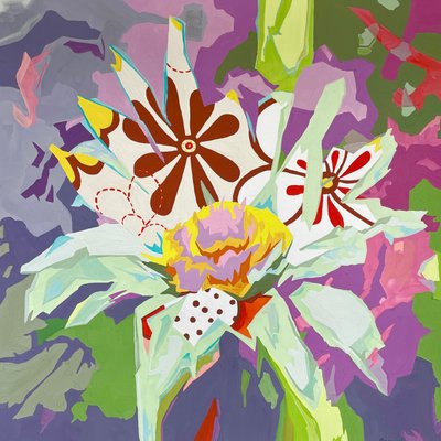 Floralabstrakt Nr. 1, 2023 von Holly Boruck